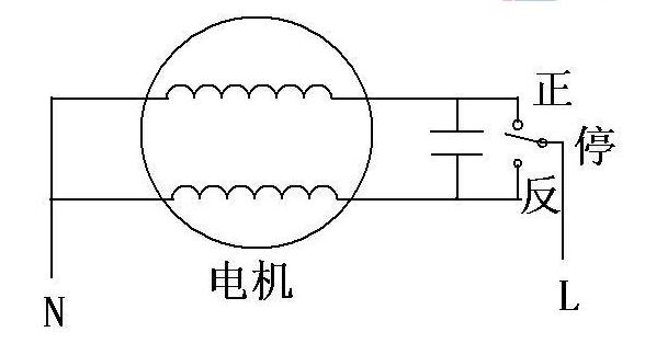 单相电机的运行电容接线方式